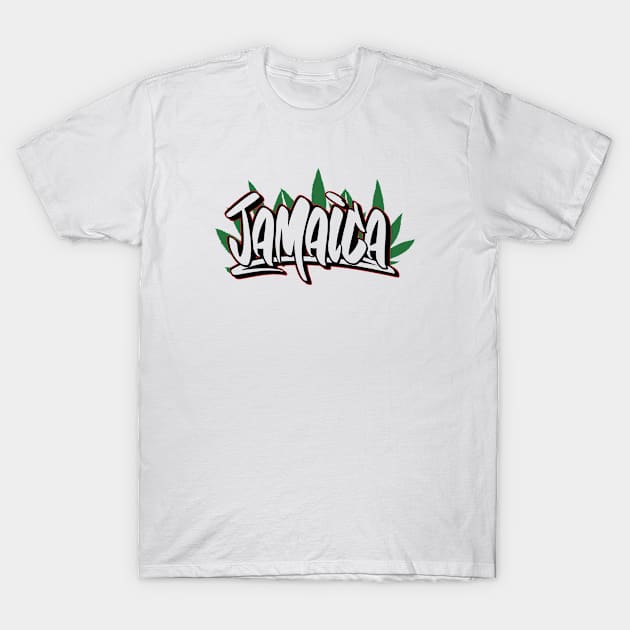 Weed Rather Be in Jamaica T-Shirt by 2wear Grafix